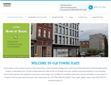 Tablet Screenshot of oldtowneflats.com